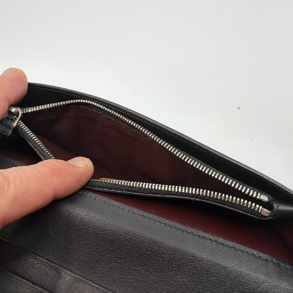 Dunhill Continental Black Leather Wallet - Picture 7 of 8